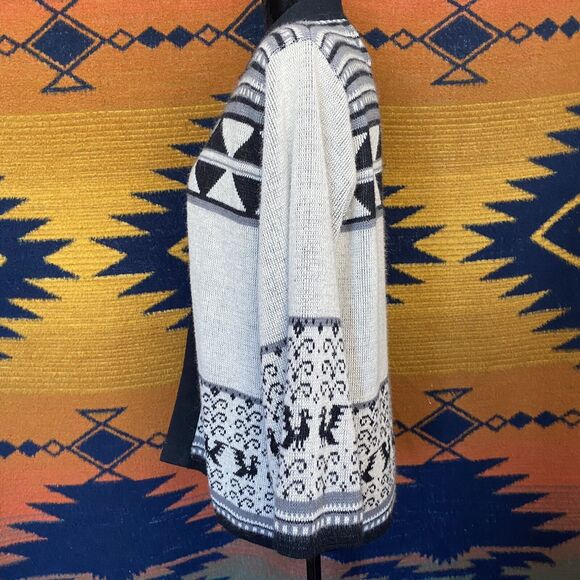 Vintage Billie Jo Winter Open Cardigan Sweater. S/M. USA. Early 80’s. Kimono. - Picture 4 of 13